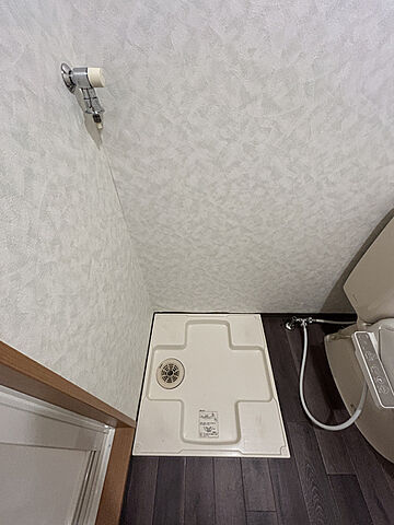 室内洗濯機置き場。異なる場合は現況を優先します。