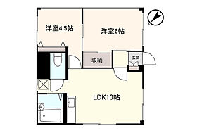 2階 / 2LDK / 48.2㎡