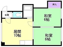 キャピタル花川 2階/201