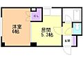Uハウス北26条4階2.6万円