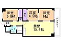 スカイハイツ麻生2号棟3階9.5万円