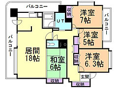 物件の間取り
