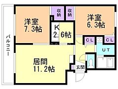 物件の間取り