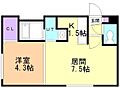シティレジデンス北34条1階4.8万円