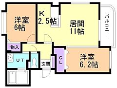 物件の間取り