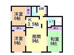 間取図画像 3LDK