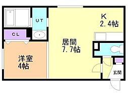 札幌市営南北線 北24条駅 徒歩10分 3階/-