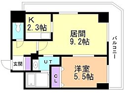 間取図画像 1LDK