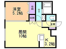 間取図画像 1LDK