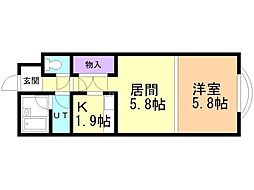 間取図画像 1LDK