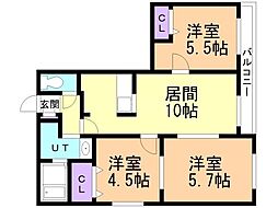 間取図画像 3LDK