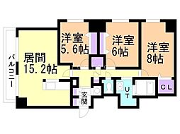 間取図画像 3LDK