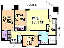 プレステージ北20条創韻 5階