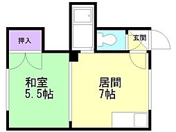 ハイツビアンカ 2階