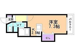 OTレジデンス 1Kの間取図画像