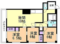 間取図画像 3LDK