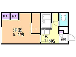 レオパレスエレメント18 1階