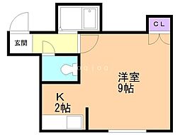 クルーズハウス北19条A棟 1階