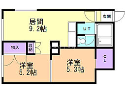 エステートライフ北36条 1階