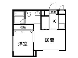 間取図画像 1LDK