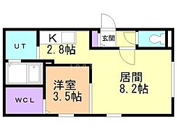 間取図画像 1LDK
