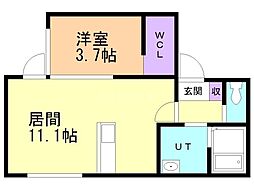 間取図画像 1LDK