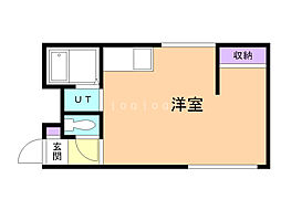 エムズコート元町 ワンルームの間取図画像