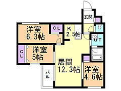 物件の間取り