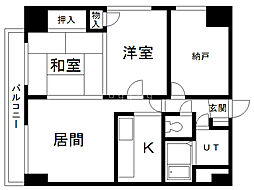 アクティブハイツ 3LDKの間取図画像