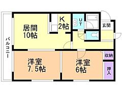 物件の間取り