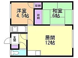 2号コーポ菅原 2階/201