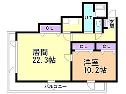 間取図画像 1LDK