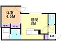 グランドサクセス北6条1階5.4万円