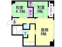 物件の間取り