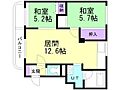 ハイツ奥野1階5.8万円