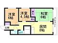 パレ宮の森3階6.8万円