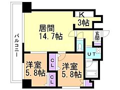 物件の間取り