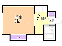 キャッスル北沢札幌 3階