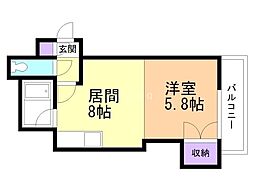 間取図画像 1LDK