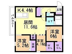 物件の間取り