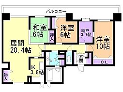 間取図画像 3SLDK