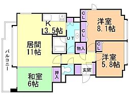 東急ドエルアルス知事公館 3階/-