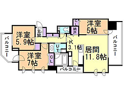プレミスト円山北5条グレーステラス棟 2階