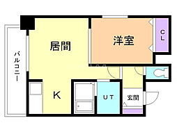 Ｋ−ＭＳ（旧プライヴェル山鼻弐番館） 4階
