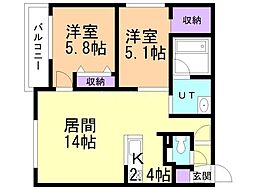 札幌市営東西線 西18丁目駅 徒歩18分 3階/-