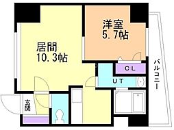 ハイドパーク 9階/901