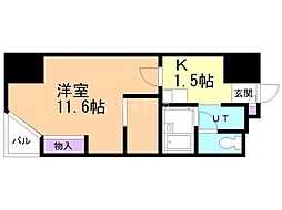 CANVASSすすきの（旧　D’sVARIE札幌レジデンス） 4階/401