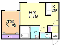 Ａ　ＢＯＮＤ桑園壱番館（アボンド桑園壱番館） 3階