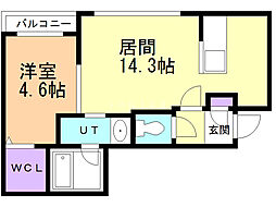 アオアクア円山N4 4階/402