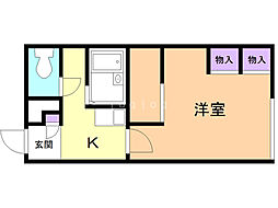 レオパレスメルヴェユー山鼻 1階